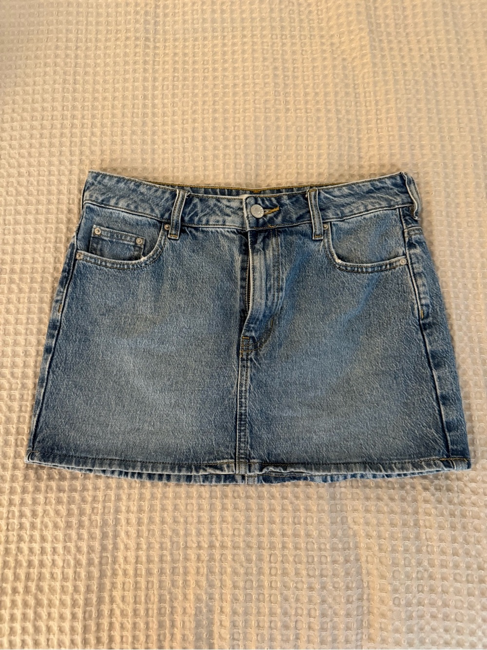 PacSun Light Blue Denim Mini Skirt